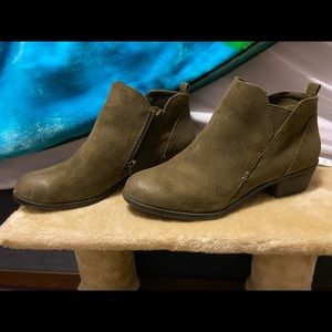 Army Green Ankle Boots